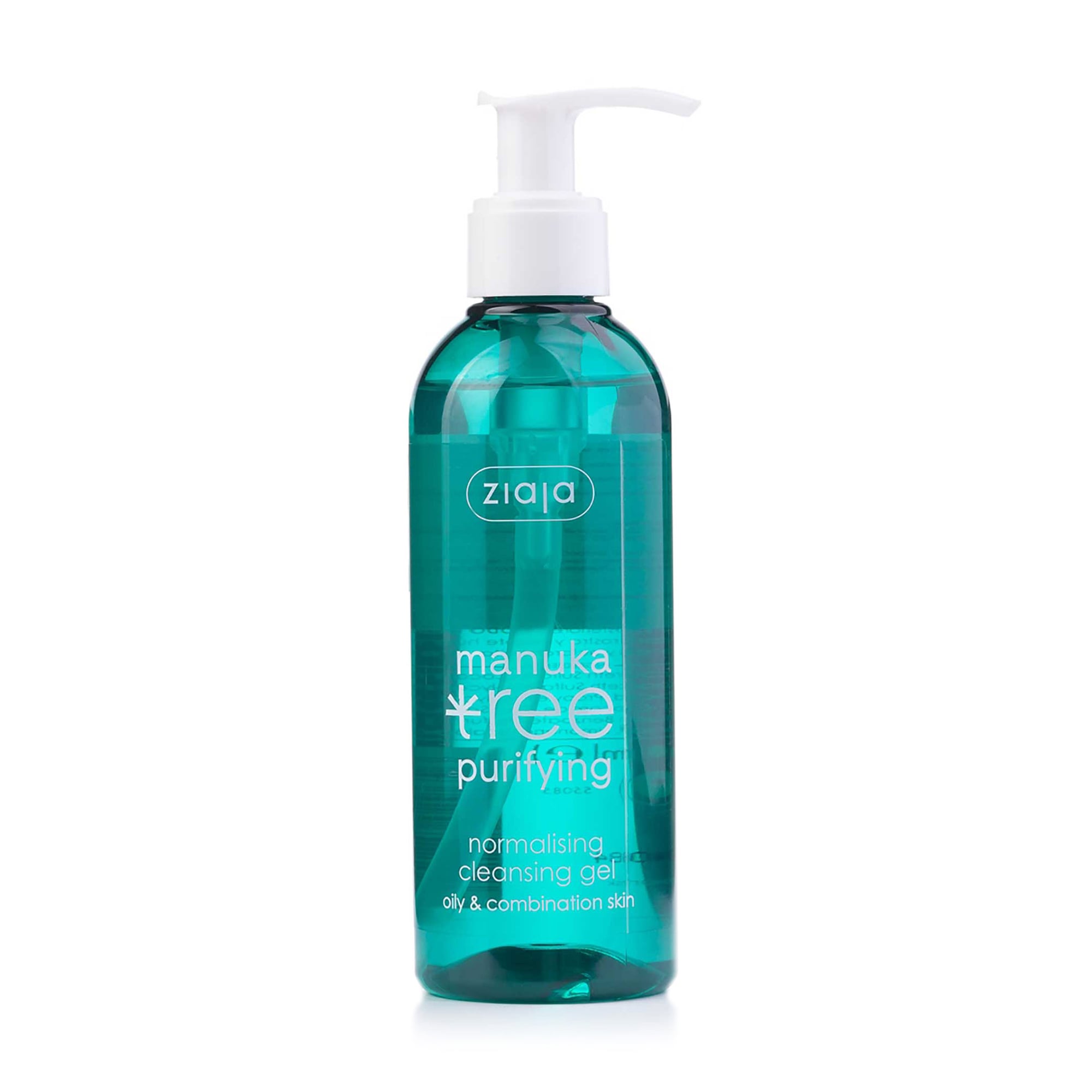 Гель для обличчя Ziaja Manuka Tree Purifying Normalising Cleansing Gel очищувальний Листя мануки, 200 мл